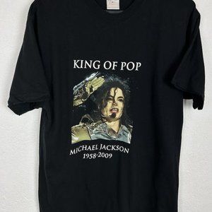 00s Vintage Michael Jackson King Of Pop 1958-2009 T-shirt